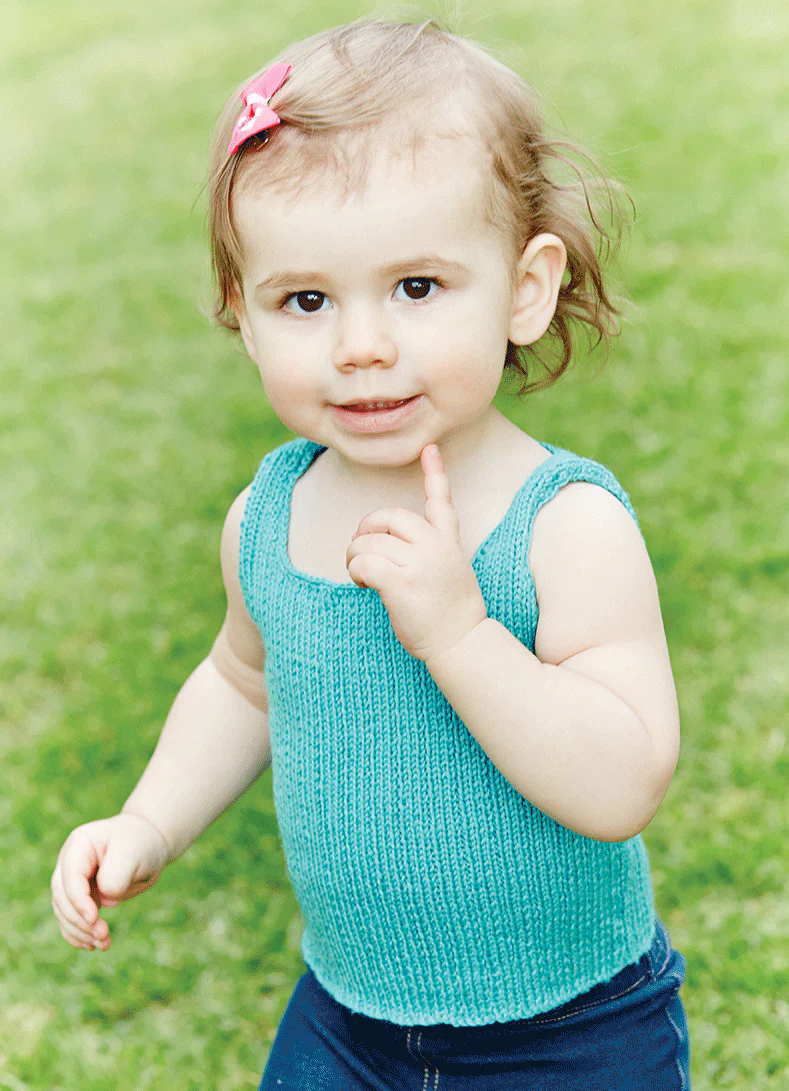 PT 8356 - Baby Singlet in 4 Variations - Knitting Pattern - Image 3