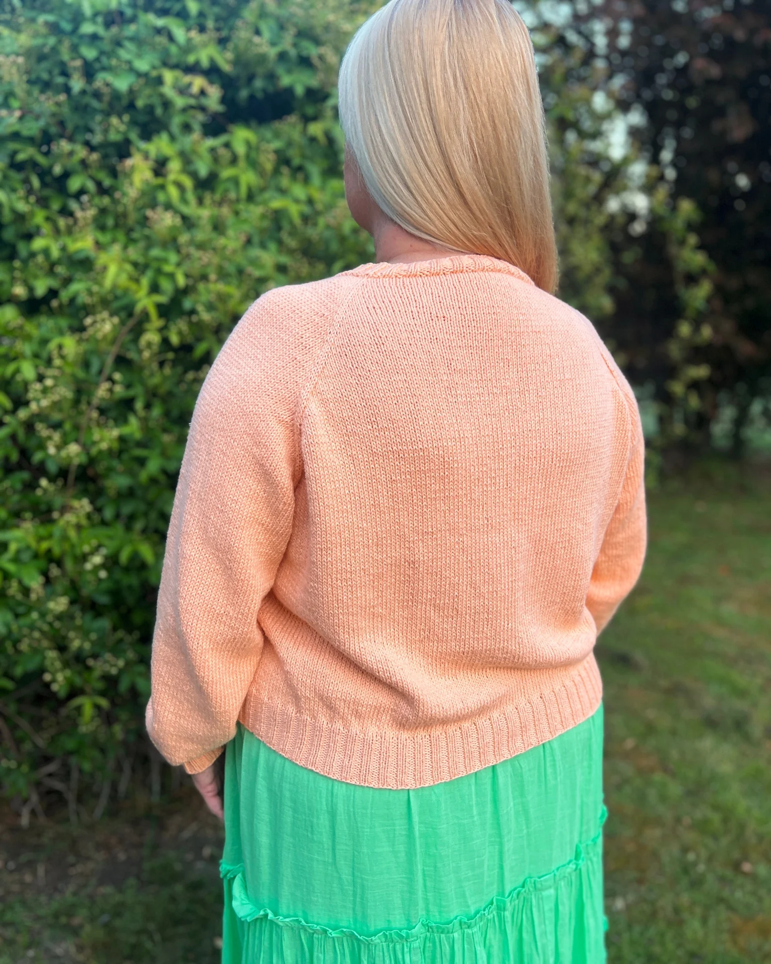 The Charlotte Top-Down Raglan Cardigan - Women's Knitting Pattern | PT 8722 - Image 5